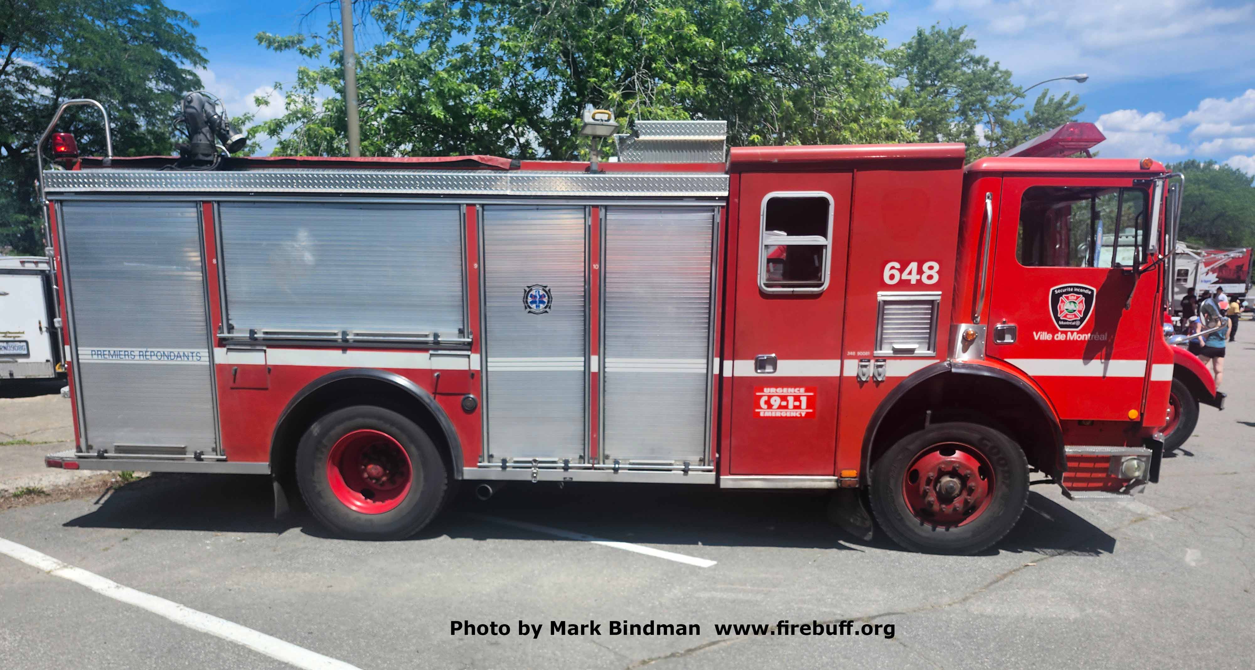 Former Montreal Rear Mount Engine 648